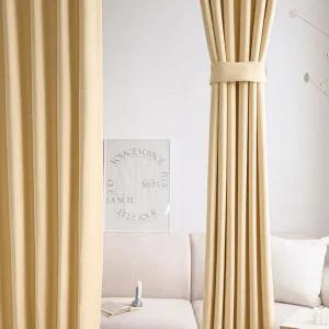 오벨로 100% 암막항균 형상기억 커튼 기본핀형 6color