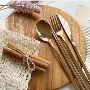 공감스토어 디너 커트러리 스텐 양식기 세트 로즈골드