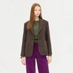 [시슬리]워스티스 헤링본 싱글 자켓_SAJKC1561