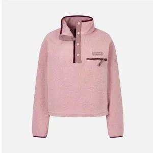 여성 헬베시아 II 크롭 하프스냅 플리스 풀오버 C64AR7330-659