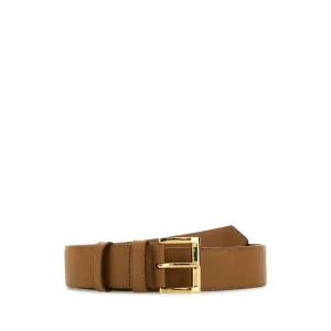 프라다 여성 브라운 가죽 정장 벨트 1CC545053 F03BH