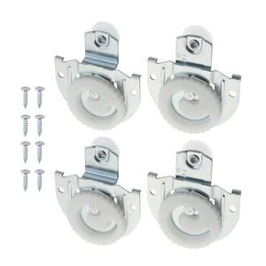 용접봉옷장 슬라이드 레일 아연 도금 다리미 문짝 하드웨어 세트 4 개