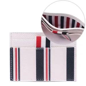 21SS 여성 삼선탭 스트라이프 카드지갑  FAW035A_07696_100_21S) 271647 1235290