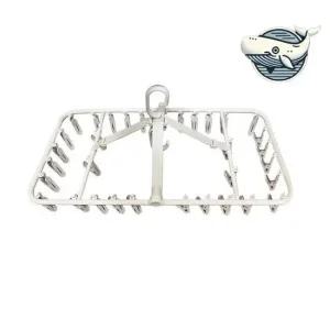 360도 회전 고급 다용도 빨래 건조대 실내외 폴딩행거 빨래걸이 집게행거 모자집게걸이