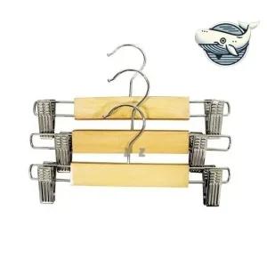 원목 집게 어린이 바지 걸이 아기 의류 정리함 어린이옷걸이 셔츠걸이 셀프옷걸이