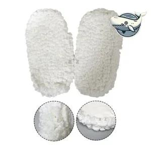 편리한 초극세사 청소 슬리퍼 리필 바닥 먼지 청소슬리퍼 걸레슬리퍼 탈부착