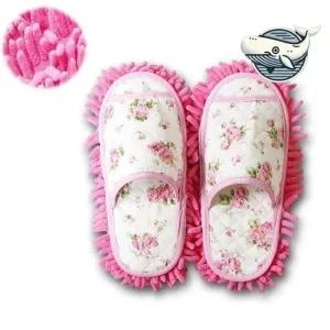 청소기능 실내화 마이크로파이버 색상랜덤 청소용실내화 걸레슬리퍼 신발걸레