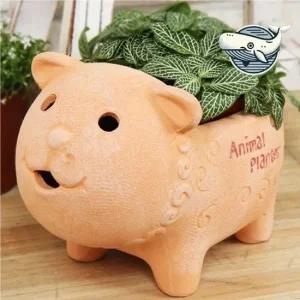 귀여운 다육이 화분 애니멀 포토존 인테리어 뽀글양미니화분 조화화분 다육이화분