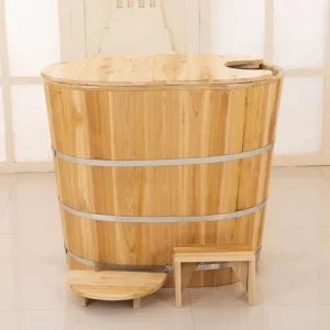 습식 사우나 1인 가정용 목욕탕 원목 반신욕기 개인