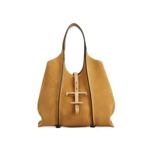 25FW 타임리스 스웨이드 미니 쇼퍼크로스백 브라운 XBWTSBA9100 P3A S403