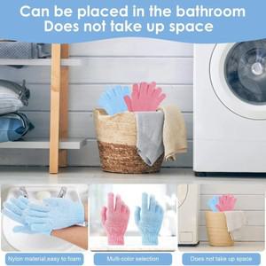 8/12Pcs 목욕 장갑 엑스 폴리 에이 팅 워시 마사지 스크럽 부드러운 피부를위한 딥 클렌징 & Mas