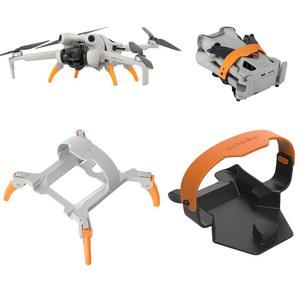 DJI 미니 4 프로 드론용 2-in-1 랜딩 기어 및 프로펠러 홀더, 센서 가드 30mm 높이 연장 다리, 보조 키트 드론 액세서리용