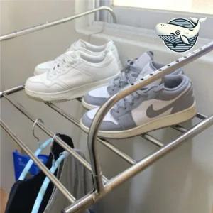 다목적 행주 건조대 스텐 수납형 빨래 건조장 창틀건조대 빨랫대 미니건조대 창문건조대