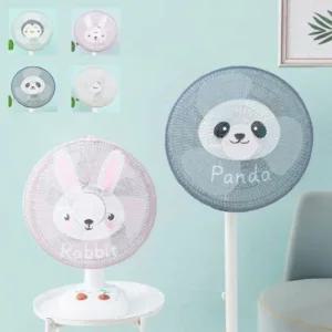 안전망 선풍기 캐주얼 방진 커버 필수템 귀여운 캐릭 깔끔하고편리 북유럽풍선풍기커버