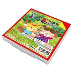 케이스 양면 색종이 100매입 디자인랜덤 (WFGQ1PH)