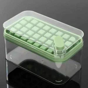 [골드스마일]각얼음 만들기 아이스 트레이 그린 원터치 틀 간편한 얼음 큐브