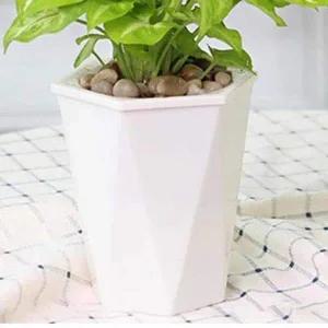 자동급수 화분 테라스 흰색 식물 재배기 실내외