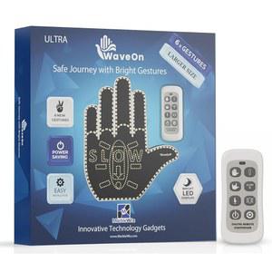 웨이브온 울트라 새로운 제스처 핑거 라이트와 리모컨 스처 리드 자동차 핸드 사인 차량 전자 기기 이상적인 선물 트럭 액세서리 남녀용