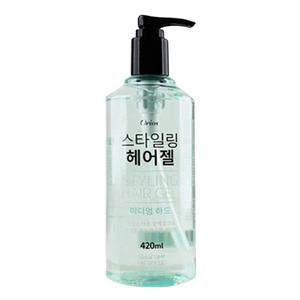 오릭스 스타일링 하드 헤어젤 420ml 헤어 강력 셋팅 고정 젤