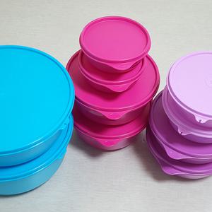 타파웨어 모듈러플러스 보울 미디엄세트 원형볼  밀폐용기보관용기 880