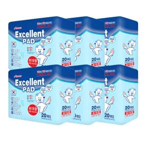 아몬스 엑셀런트 초대형 배변패드 20매×6개