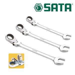 사타 플렉 시블 기어 렌치 8mm~25mm 깔갈이 스패너 라쳇 수공구