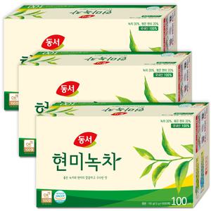동서 현미녹차 300T(100Tx3) :