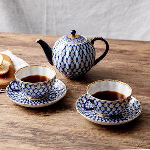 [임페리얼 포슬린]임페리얼포슬린 코발트넷 2인 티세트 5P