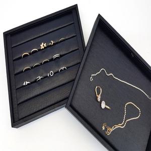 블랙 실크 반지 진열대 2종 택1 서비스판 쥬얼리 트레이 b0678