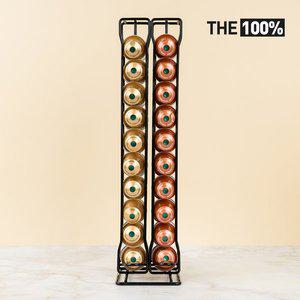 네스프레소 호환용 캡슐 보관함 2열 하이타워 40구 홀더 거치대 디스펜서