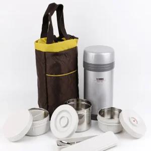 보온도시락 코스모스 따끈큰도시락 1.8L 보온 보냉 죽통