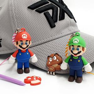 배관공 브라더스 골프티걸이 버섯 볼마커 SET/볼마크/골프용품/골프선물세트/티홀더/티꽂이