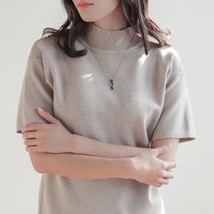 [기타]바이데이지 97Bn0355 비취 원석 펜던트 실버목걸이