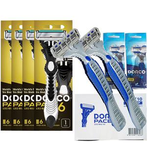 도루코 페이스 4중날 10개 일회용면도기 휴대용 개별포장