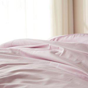 [SDECO]60수사틴 순면 누빔이불커버 명품호텔침구Q퀸 핑크