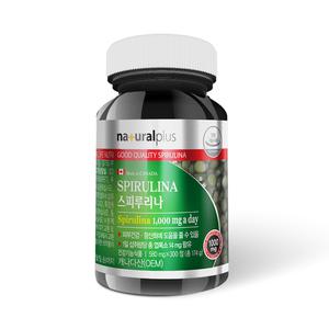 내츄럴플러스 스피루리나 300정 / 5개월분 피부건강 피부에좋은 엽록소