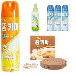 홈키파 모기약 진드기 기피제 초파리 스프레이 모기향 캠핑 에어졸 모음