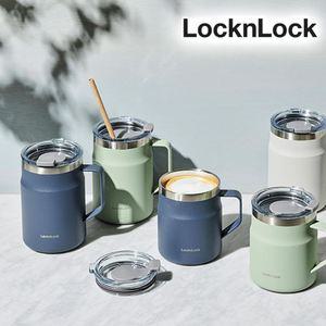 락앤락 메트로 머그 컵/잔 스텐 텀블러/보온보냉병 추천 손잡이 커피/티 머그잔 스테인리스 예쁜/귀여운