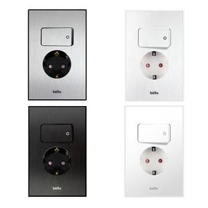 벨로)스위치부 1구콘센트 위너스 배선기구  스위치 콘센트