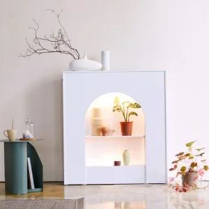 프라이드리빙 홈 카페 LED 벽난로 콘솔 장식장 아치형 인테리어벽난로 현관콘솔 복도장