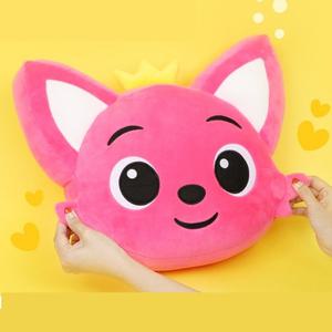 핑크퐁인형 핑크퐁 원더스타 얼굴쿠션 40cm 애착 캐릭터 동물 인형
