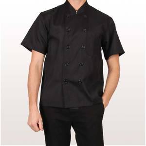 DFC77 겨드랑이 망사 검정 빅사이즈 여름 반팔 조리복