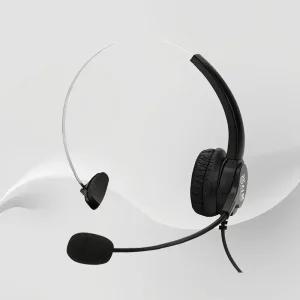 RT-380 콜센터 키폰연결 전화기헤드셋 유선형 마이크 포함