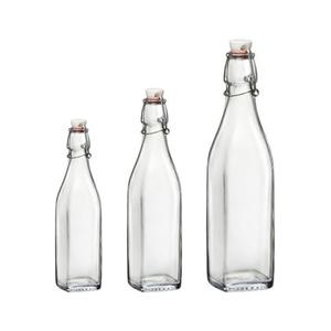 보르미올리 스윙 사각 밀폐 유리병 3종 모음