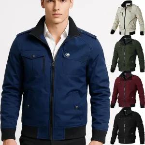 남성 봄 가을/기모벨벳 겨울 DELTA FORCE 야상 항공 점퍼 블루종 면점퍼 방풍 발열 5칼라