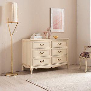 [리체갤러리] 수입 프렌치 엔틱가구 원목 빈티지엔틱 엘라 로사 컬러 양서랍장