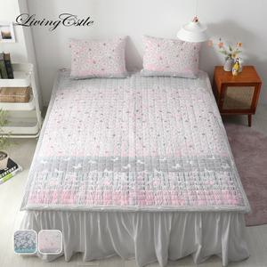 국산 겨울 착번아웃 극세사 침대 패드 Q 플루이ㅣ매트리스 침대요 토퍼 5mm 밍크