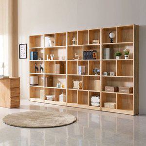 [기타]프로미스 UV도장 고무나무 원목책장 600 / 800 / 1000 서재책장