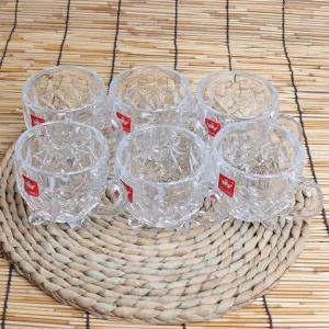 세발 유리잔 150ml 6p 홍차잔 유리 찻잔 유리컵 티컵