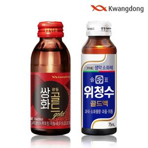 광동 쌍화골드 100ml x 20병 + 솔표위청수골드액 75ml x 20병